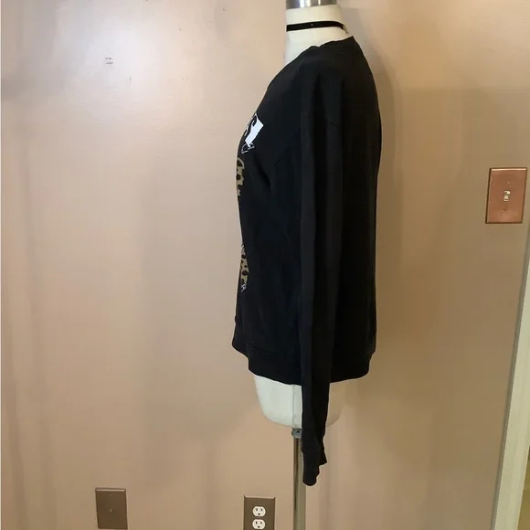 Ramones Punk Rock Band Sweatshirt Animal Print Graphic Pullover Bravado Size SM - Picture 3 of 13